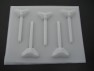1426 Logo Texas Longhorns Chocolate or Hard Candy Lollipop Mold